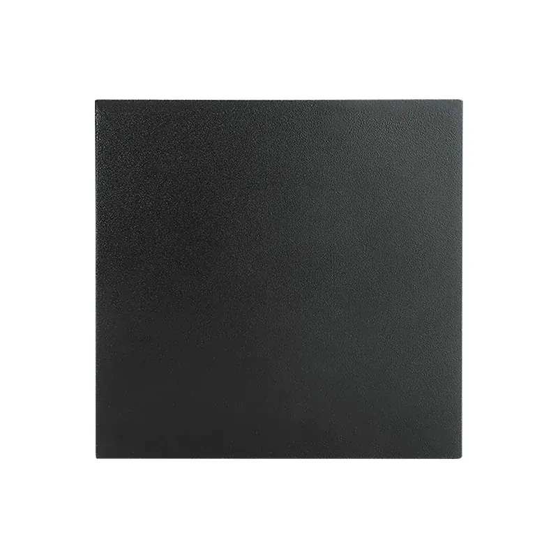 Luminaria LED pared cubo doble disparo y angulo ajustable negro mate 6W 360LM exterior IP54 blanco frío 6500K