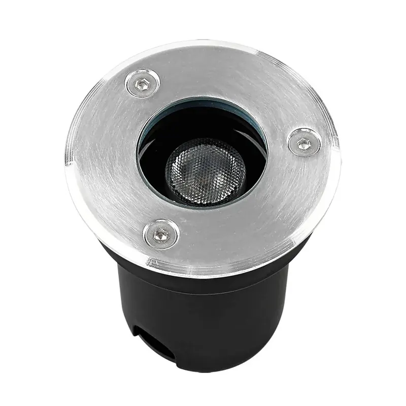 Empotrable piso LED integrado mini 1W 55 lm IP57 exterior blanco calido 3000K