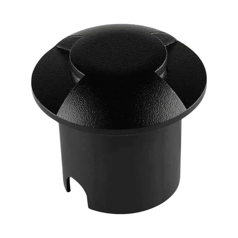 Empotrable piso LED lateral doble 1W exterior blanco calido