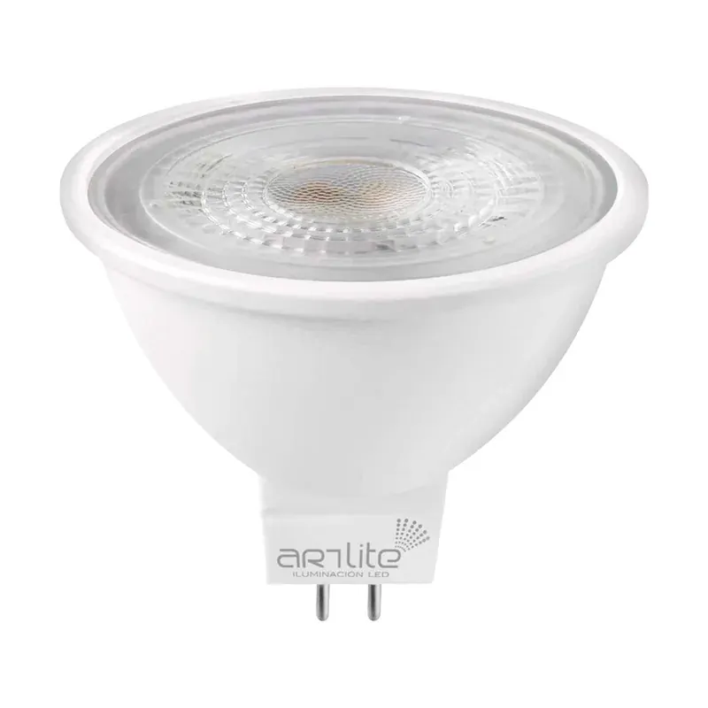 Lámpara LED spot MR16 7W multivoltaje 127V blanco cálido 3000K