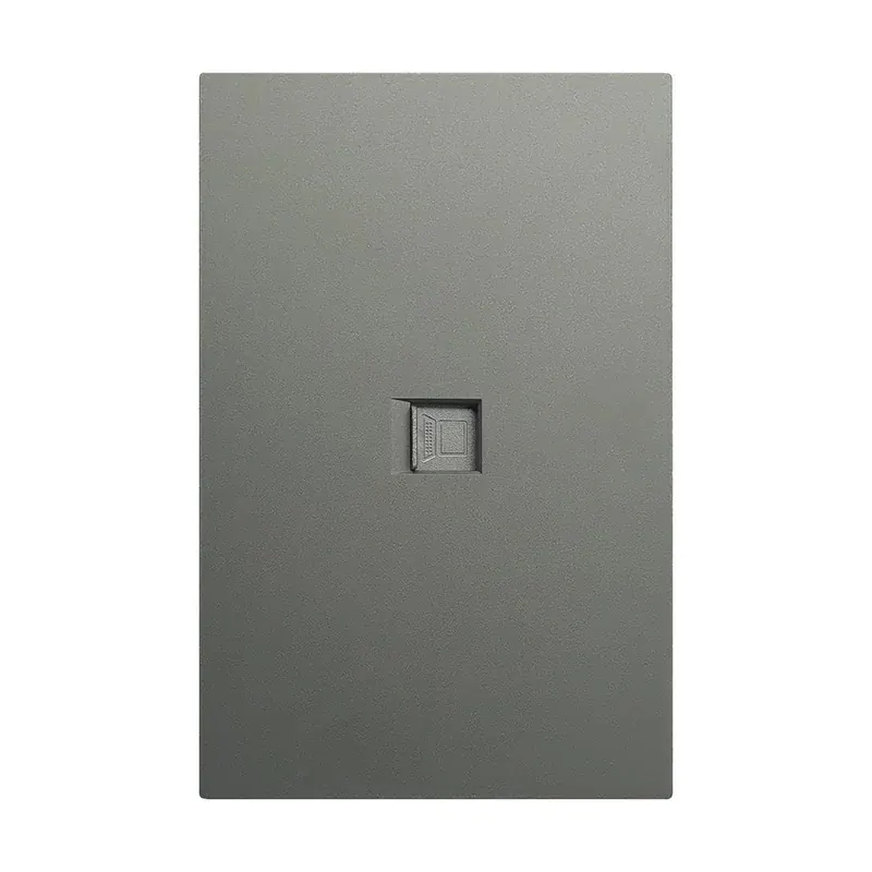 Placa gris oxford luxury contacto red lan tipo RJ45 CAT5 plástico ABS 74X112MM skin feel