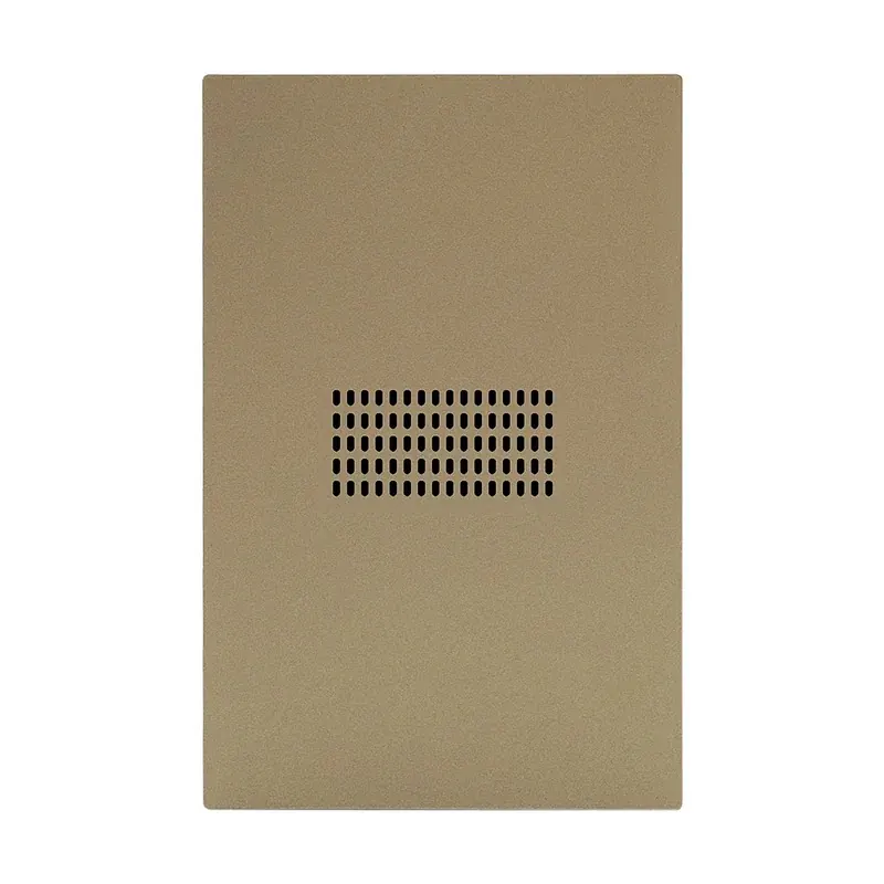 Placa dorada luxury zumbador plástico ABS 77X124MM
