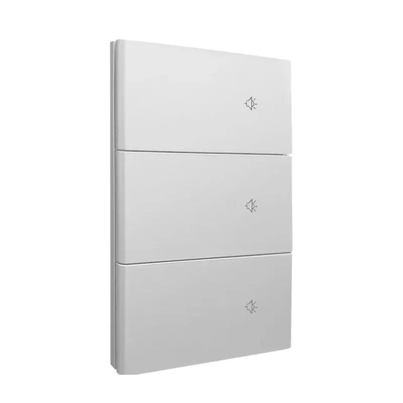 Placa blanco mate luxury smart WIFI bt apagador de 3 interruptores con neutro