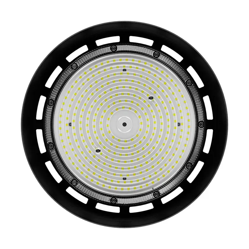 Campana industrial slim LED 200W 34000LM eficiencia 170LM/W 90-277VCA exterior IP66 blanco frío 6500K