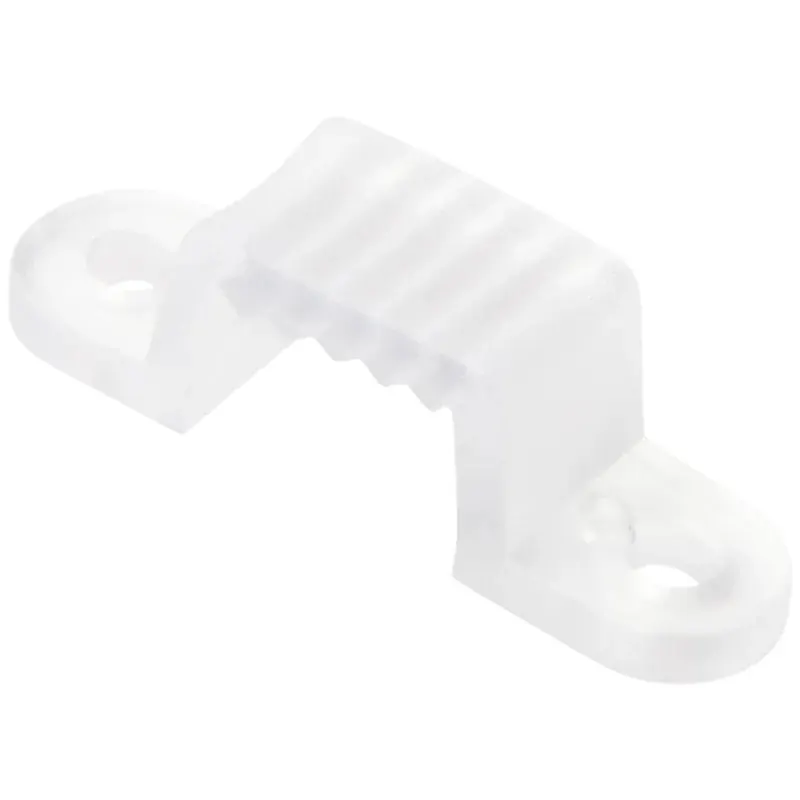 Clips de plastico para sujeción de manguera LED SMD kit 25 piezas