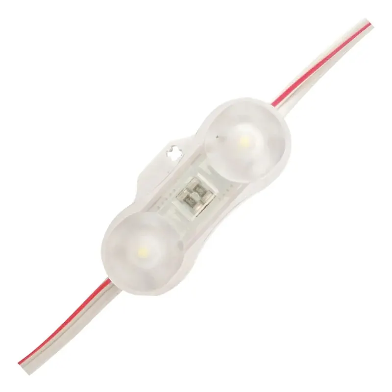 Tira de módulos 2 LEDS samsung SMD2835 100 módulos 100W (1W c/u) 12VCD exterior IP67 blanco neutro 4000K IP67