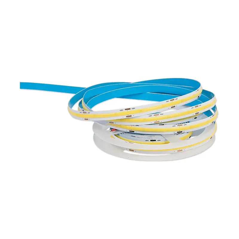 Tira LED continuo COB 5M 72W 24VCD interior blanco frío 6500K