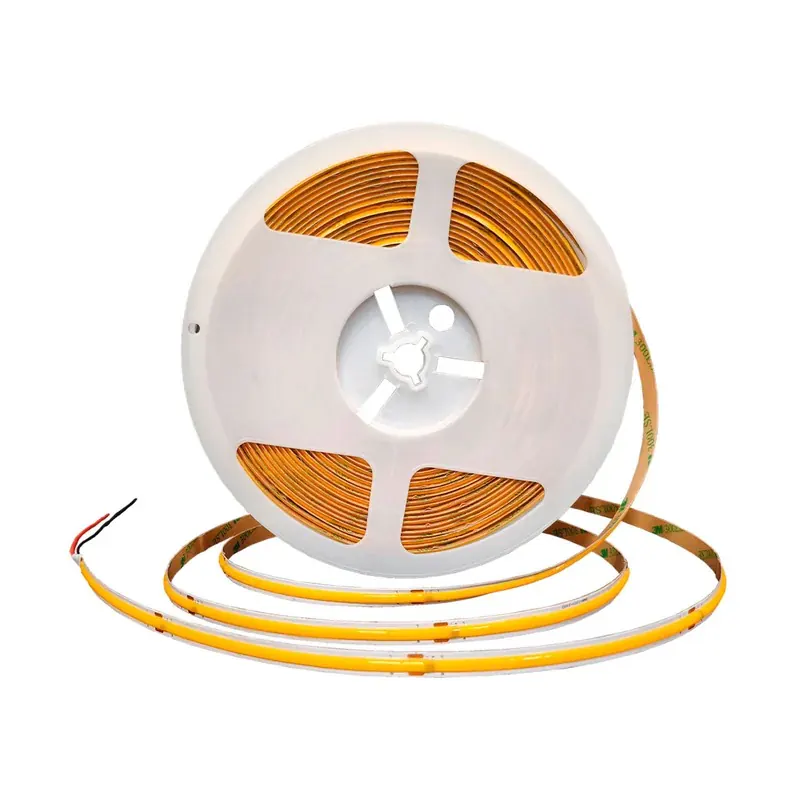 Tira LED COB bc 127V 100W 6000LM 10M 240 leds/m IP44 3000K blanco cálido